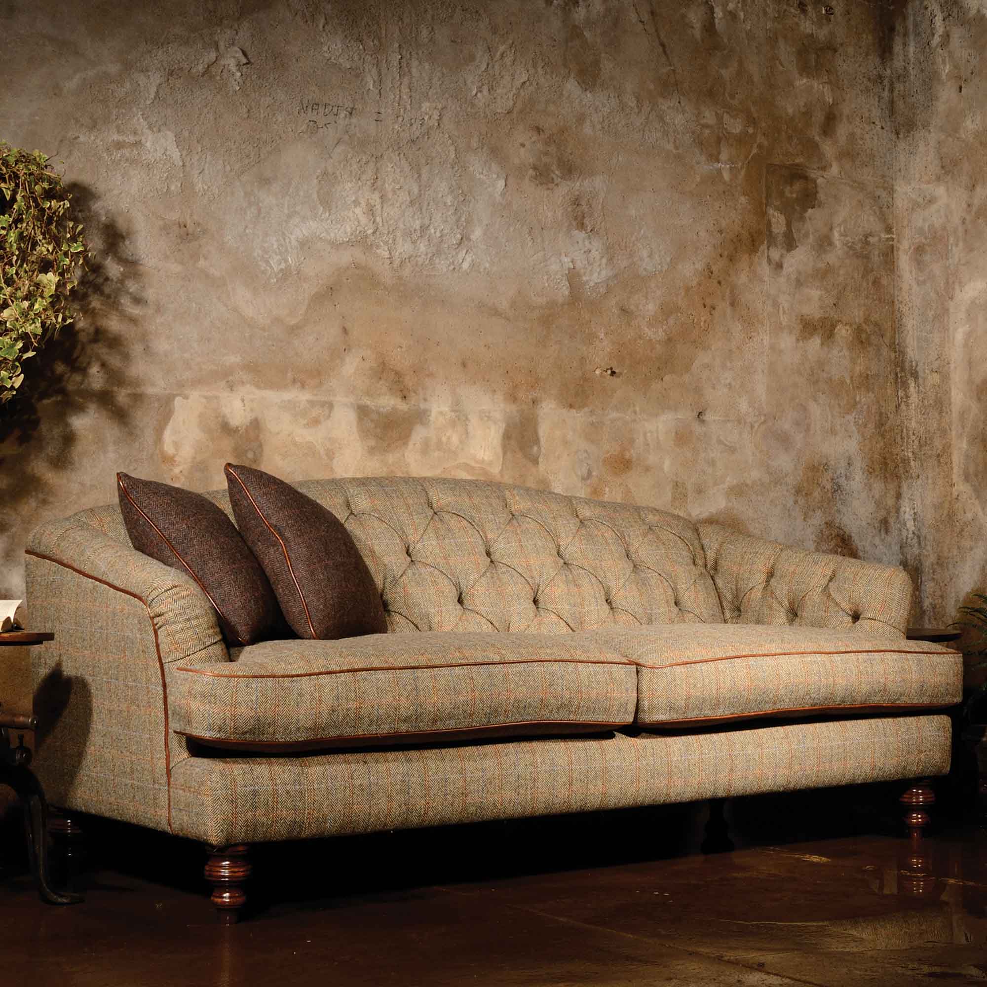 Dalmore Harris Tweed Sofa Tetrad