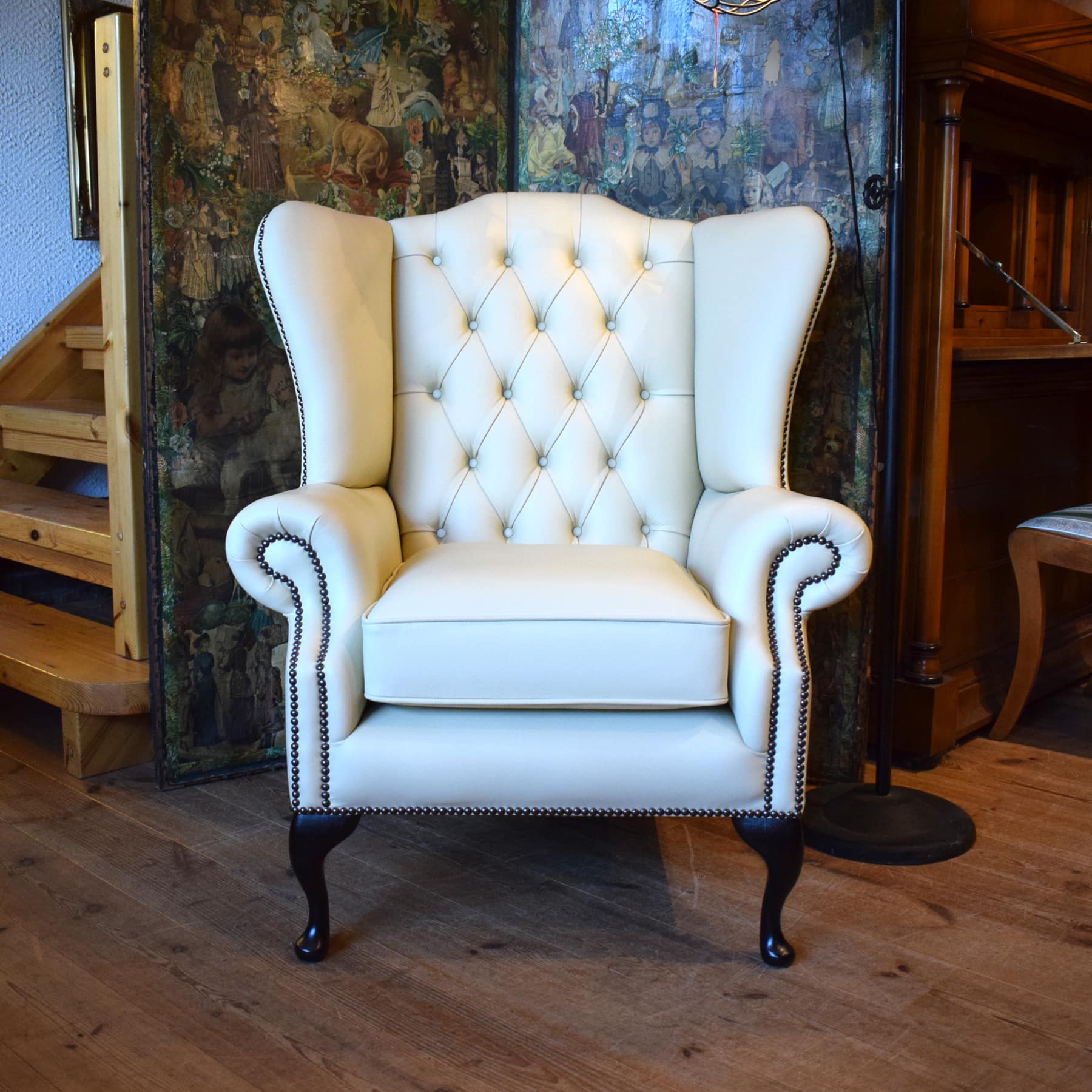 Ausstellungsstück - Blake High Chair Shelly Panna Sessel stan