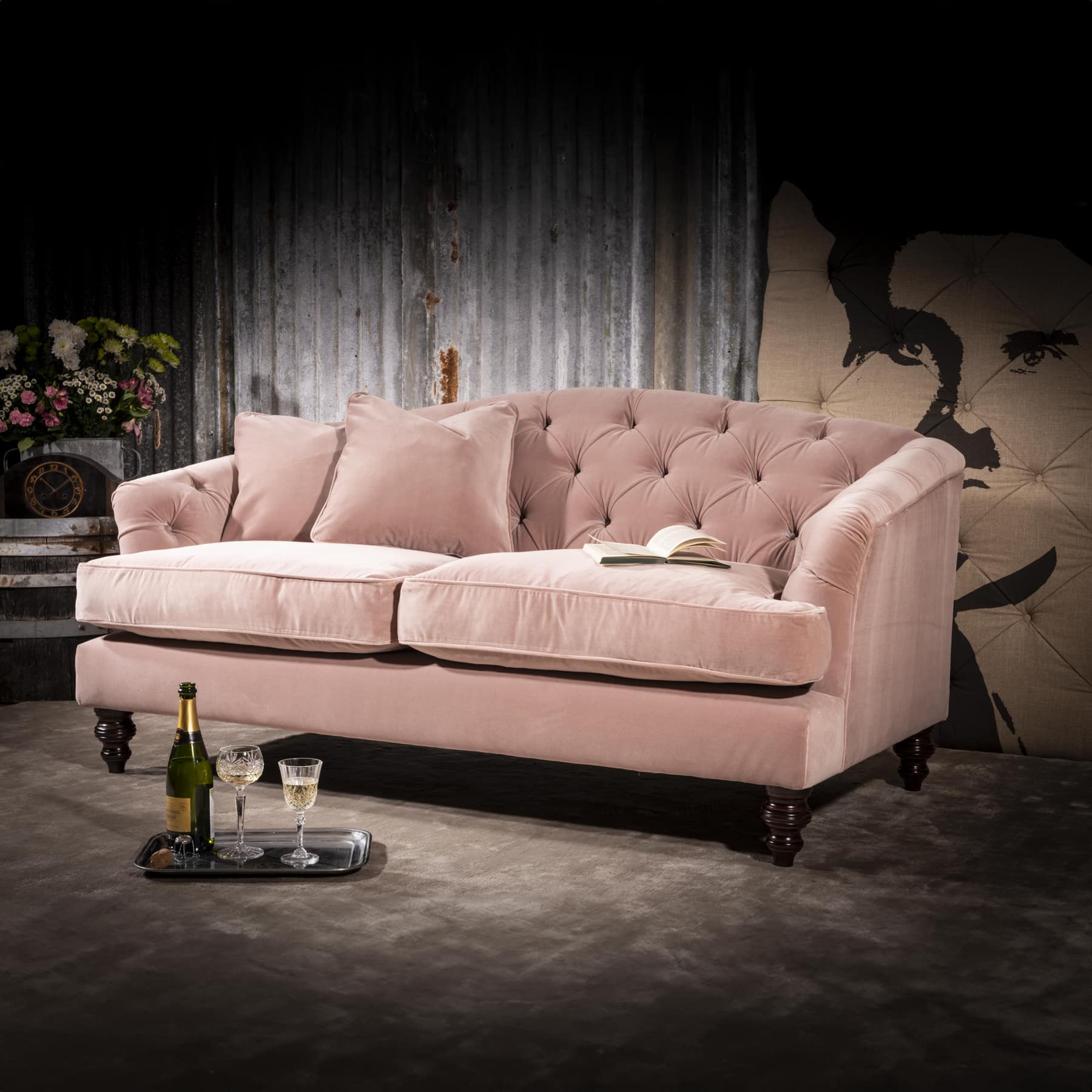 Dalmore Harris Tweed Sofa Tetrad